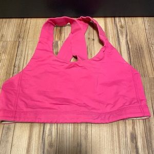 Pink Lulu sports bra